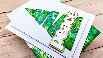 Reverse Confetti | 15 Minute Clean and Simple Christmas Card