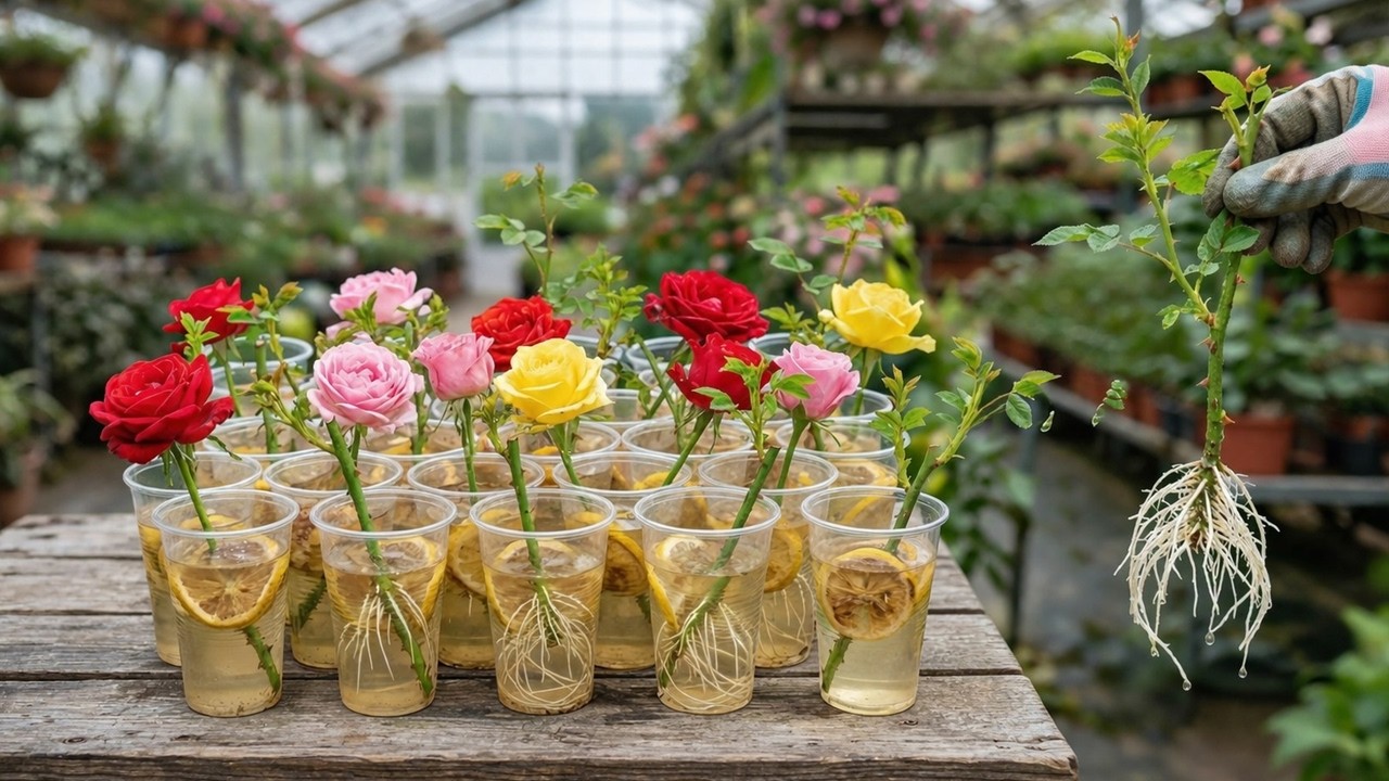 Grow 1,000 Rose Bushes In Just 7 Days! The Most Economical Propagation ...