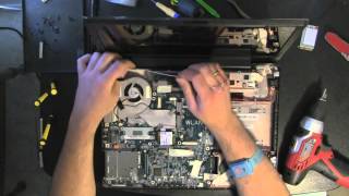 TOSHIBA A205 laptop take apart video, disassemble disassembly