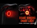 cycle brake light || Meroca Smart Bike Tail Light || Brake Sensing Smart light | cycle gadgets light