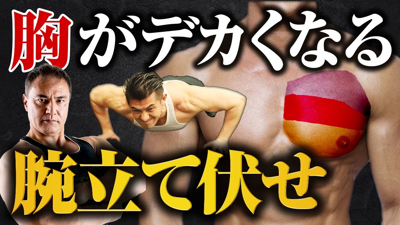 腕立て伏せ ベンチプレスよりも効果的 プッシュアップで大胸筋全体を鍛え分ける方法 胸トレ Youtube