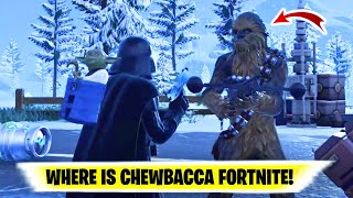 Where is CHEWBACCA in Fortnite? | Where to Find CHEWBACCA in Fortnite | Rescue CHEWBACCA Locations