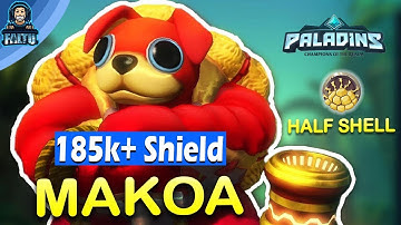 MAKOA 185k+ Shielding | HALF SHELL Talent | Gameplay of Paladins | Faltu [720P 60FPS]
