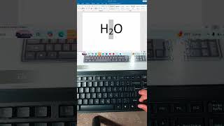 Computer 💻 Shortcut key for Draw a Subscript and Superscript Symbol in Ms Word 2026 #shorts
