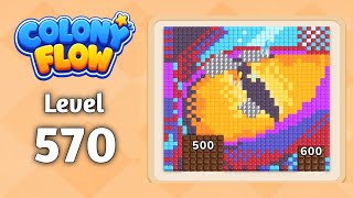 Colony Flow level 570 walkthrough solution gameplay