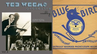 1933, Ted Weems Orch.  Buckin&#39; The Wind, Tain&#39;t So, The Music Man, Blue Sky Ave, One Little Kiss, HD