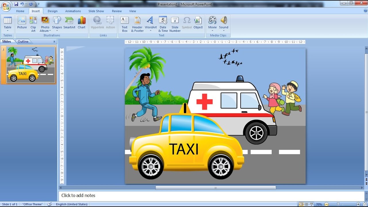  Cara  Membuat  Animasi  Kartun Bergerak  Di  Powerpoint  