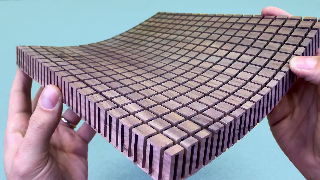 Unique Home Decor By Bending Wood At Home! Woodworking Bend Technique YouTube