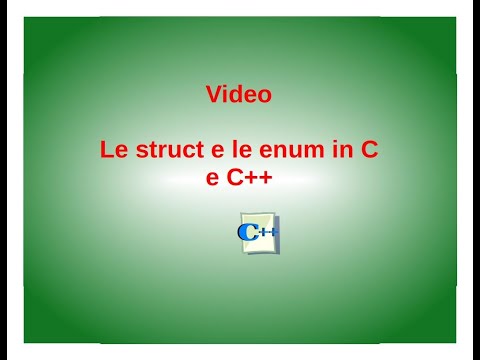 Le struct e i Puntatori in C e C++