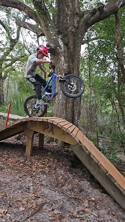 Why roll it. Just Huck it!!!! #bike