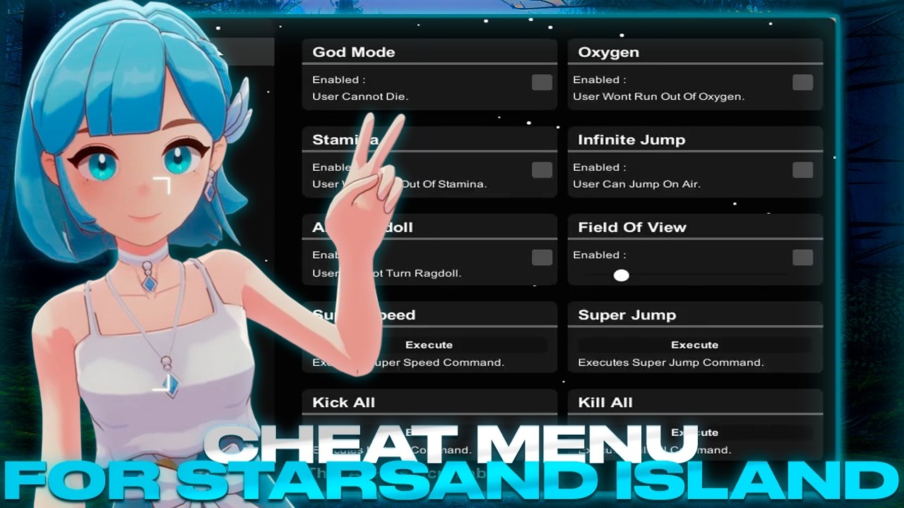 ^^Divine^^ Starsand Island - Cheat Menu | Greated Cheat For StarSand | Many Functions | FREE 100%