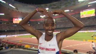 WCH 2015 Beijing - Mo Farah GBR 5000m Final Gold