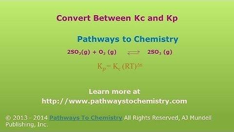 Chemistry:  Equilibrium Convert Between Kc and Kp