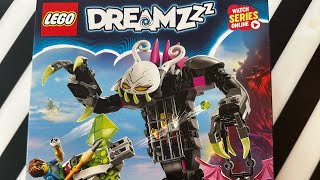 Opening and assembling Lego Dreamzzz set 71455 Grimkeeper the Cage Monster build 1 with Mateo&Z-Blob