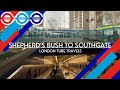 Shepherd’s Bush to Southgate - Central Line, Victoria Line and Piccadilly Line - London Tube Journey