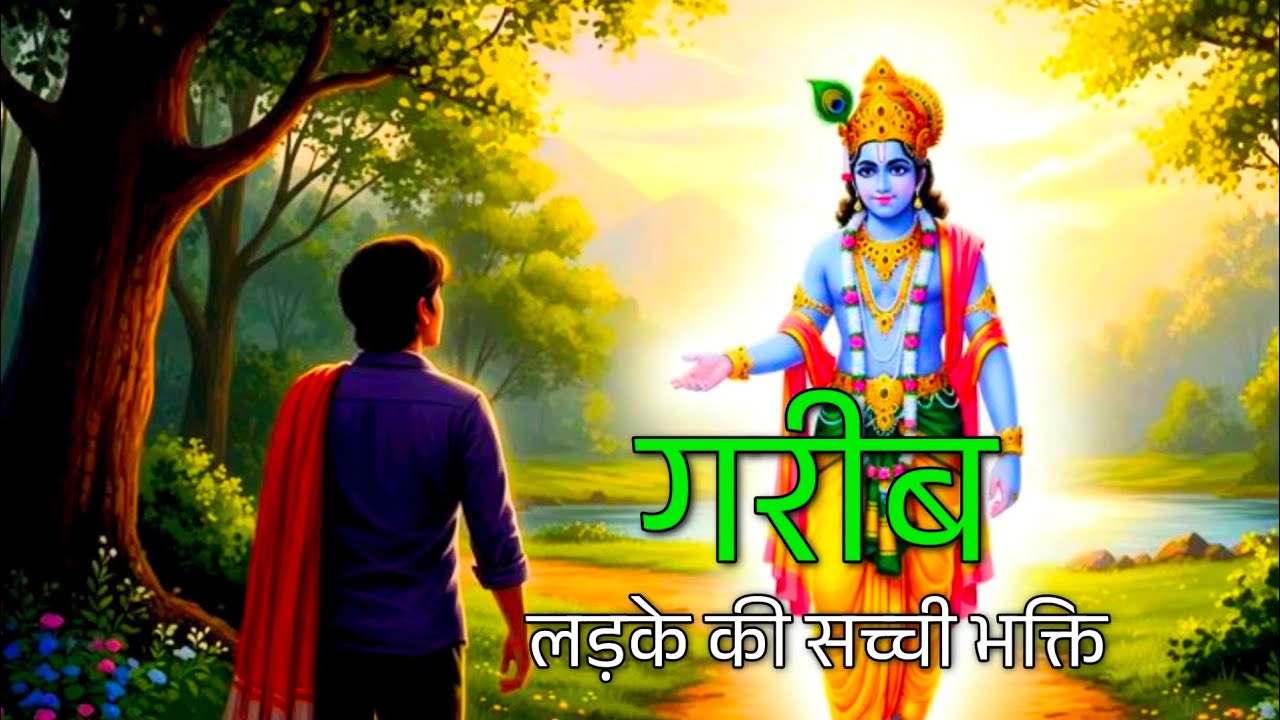 जब श्रीकृष्ण ने गरीब लड़के की परीक्षा ली 🤫 Krishna story hindi
