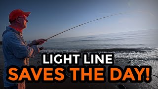 ALCAN BEACH | THE LIGHT ROD SAVED A SUNRISE  FISHING SESSION