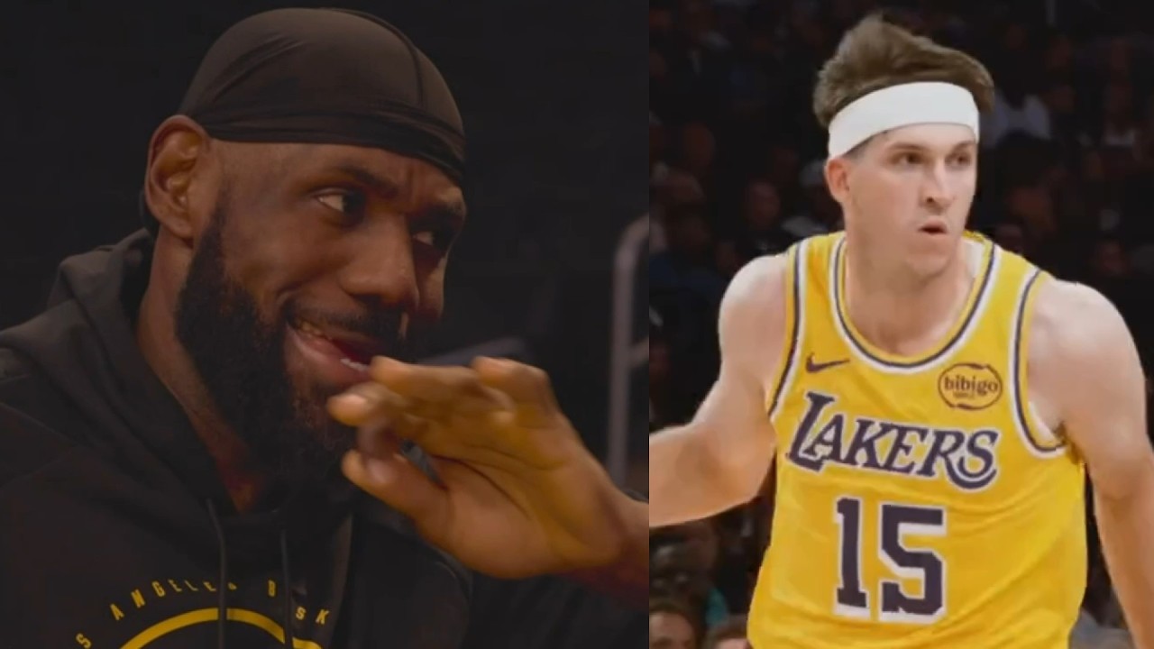 LeBron on first time he watched Austin Reaves "This not a regular white boy" 😂