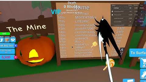 1 Billion In my backpack and 4 billion blocks (Mining simulator)