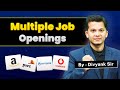 Top MNCs Hiring 2025 | Amazon, Vodafone, pwc, NTT Data and More Hiring for Freshers!