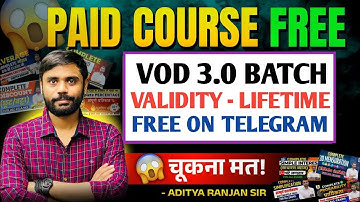 MATHS VOD 3.0 BATCH BY ADITYA RANJAN SIR (Arithmetic + Advance ) & (Pre + Mains ) for all exams