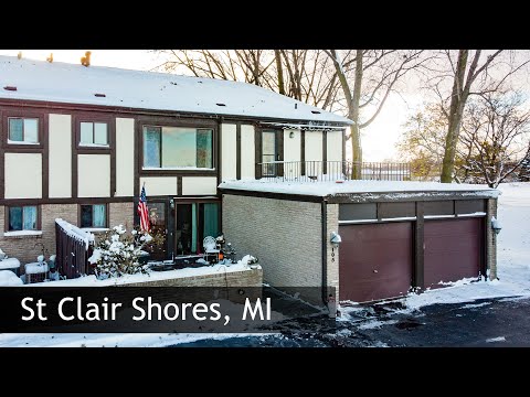 107 Country Club Dr, Saint Clair Shores, MI home video tour