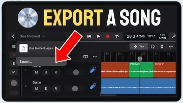 How to EXPORT a song in Logic Pro for iPad