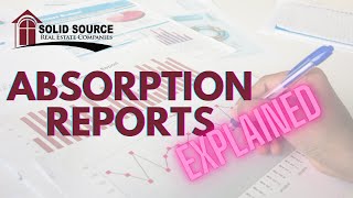 The Best 1-Page Real Estate Report Available! (Absorption Report)