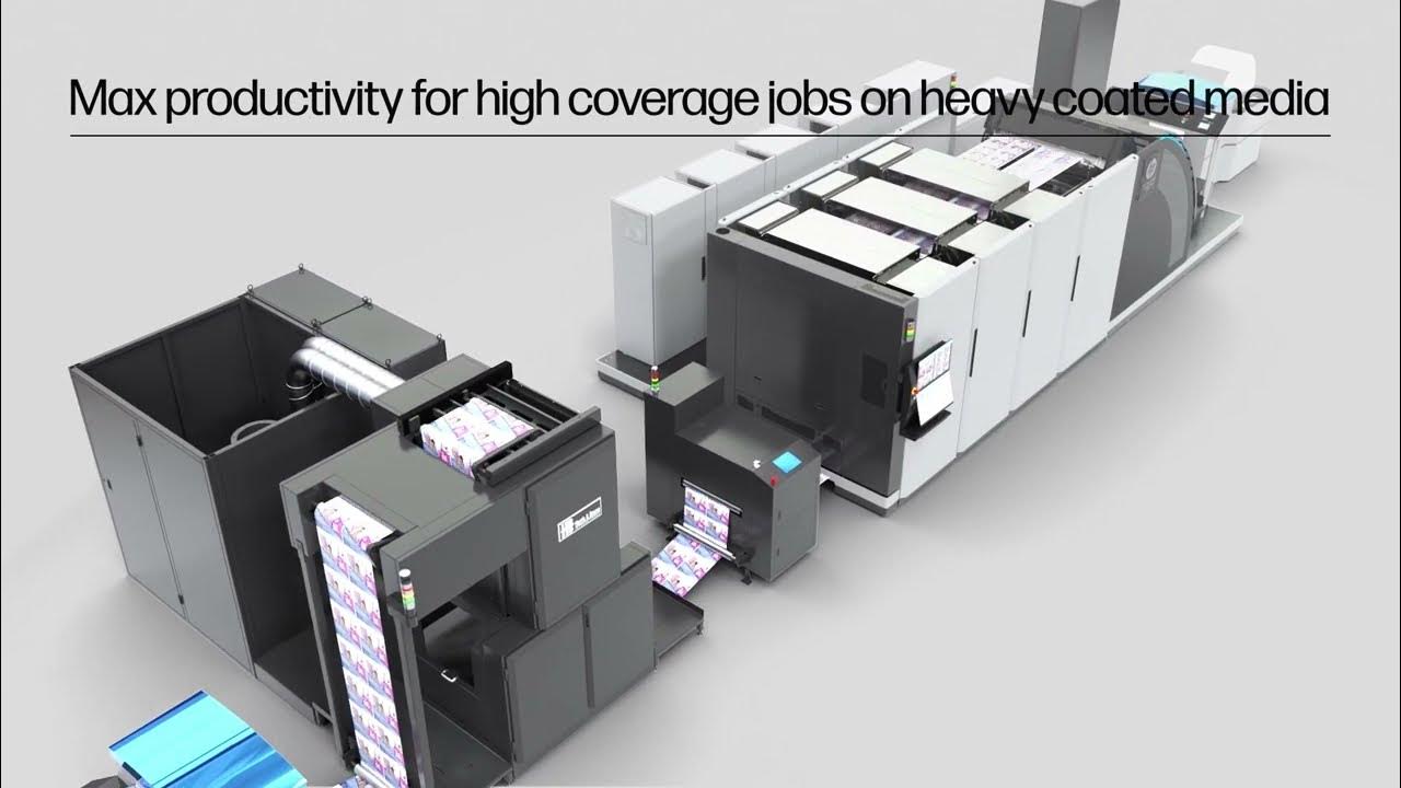 Promotional video: HP PageWide Web Press Advantage 2200 - YouTube