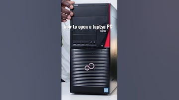 How tp open a Fujitsu PC