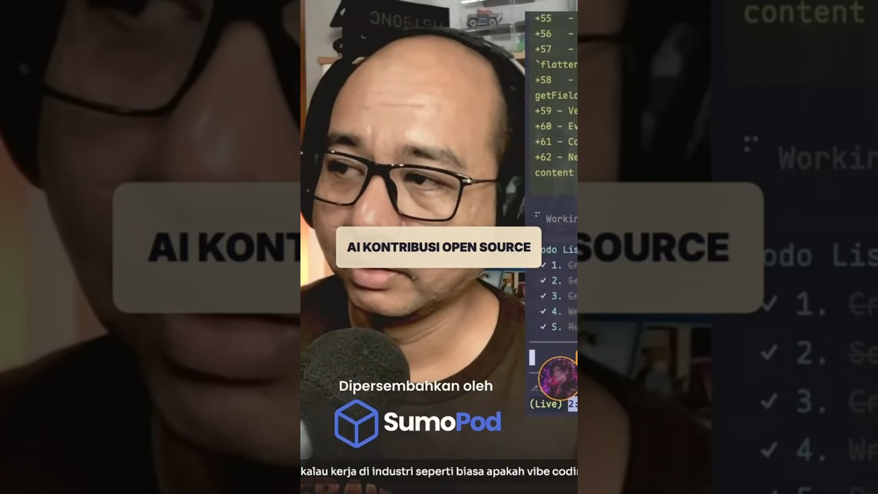 Cuplikan video: #AI sekarang sudah mampu kontribusi ke opensource