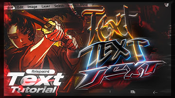3 Easy Text Tutorial On Ibispaint X | #ibispaintx