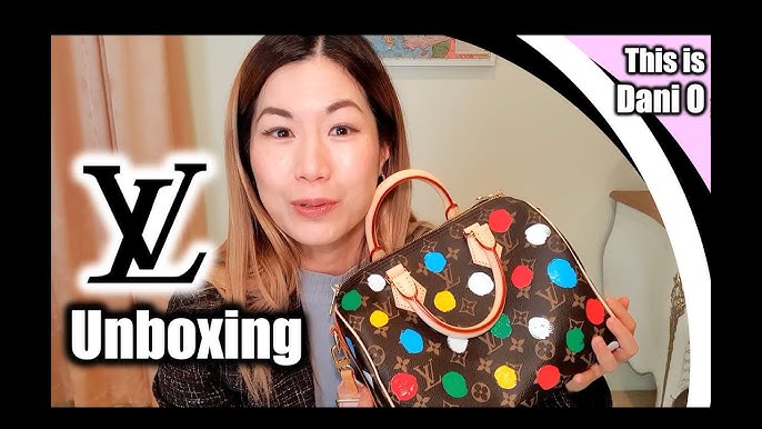 Louis Vuitton Yayoi Kusama Speedy Bandouliere 25 M46433– TC