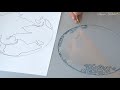 Luneville Embroidery Tutorial. Advanced. Module 2. Lesson 1. The Sea