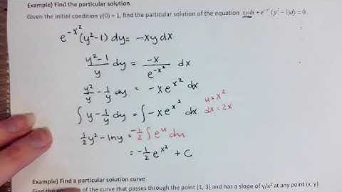 6.3 Separation of Variables