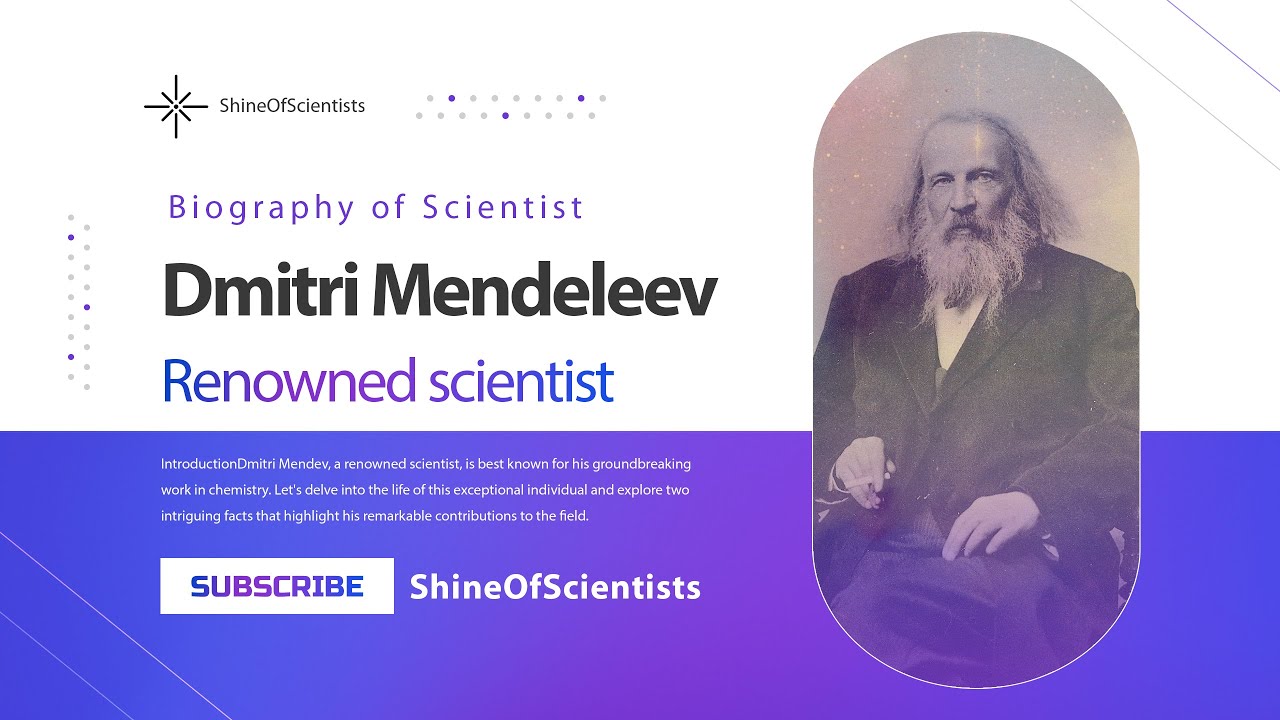 Full biography of dmitri mendeleev youtube