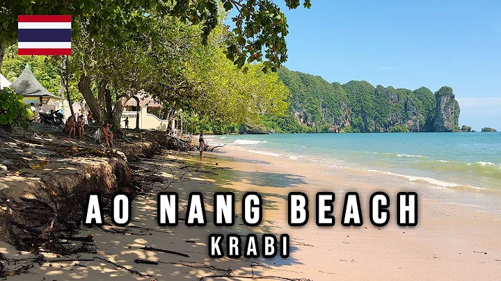 【4K】Ao Nang Beach Walking Tour in Krabi | Thailand 2023 🇹🇭