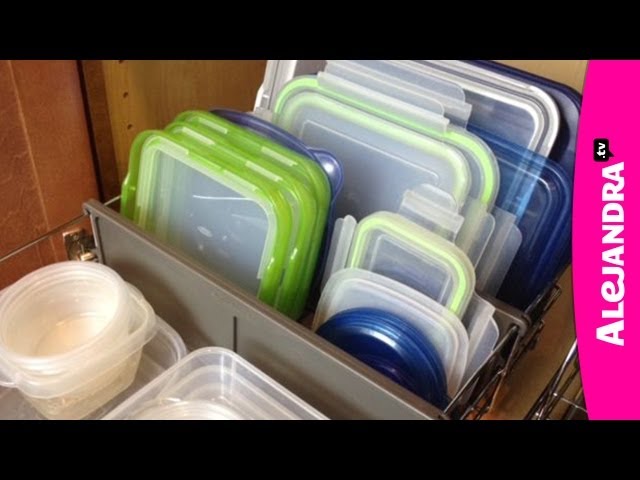 The Easiest Way to Organize Food Storage Containers - The Homes I