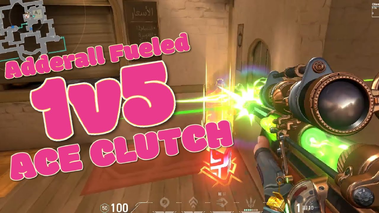 i become prod and 1v5 ace clutch while high on gfuel in valorant - YouTube