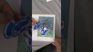 Monotype Printmaking a Cup of Tea.  #shorts