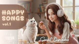 ENGLISH Happy Pop Song Vol.1🌷| Happy Pop Music / Cafe / Chill / Work / BGM / Study / Cozy Music