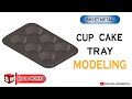 Cup Cake Tray Sheet Metal Modeling in SolidWorks | Realistic 3D CAD Design Tutorial | DEVELOPMECH