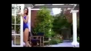 preity zinta in a blue swimsuit