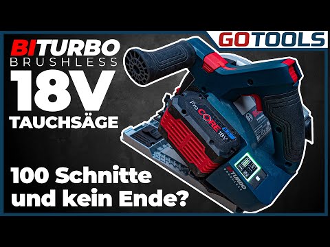 🔥 Bosch AKKU Tauchsäge GKT 18V-52 GC BITURBO Brushless im Vergleich zur GKT 55 GCE | inkl. Verlosung