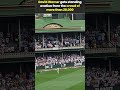David Warner gets standing ovation from the crowd of more than 20,000