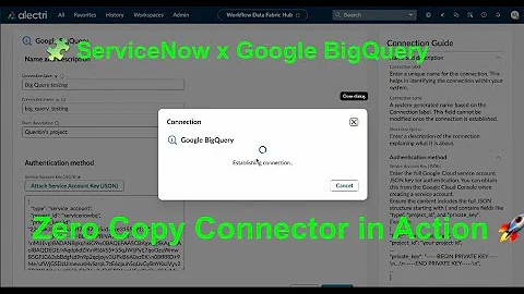 🚀 How to Connect ServiceNow to Google BigQuery | Zero Copy Connector Setup Step-by-Step