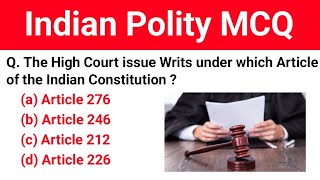 Indian Polity Important MCQ TEST | Polity Important MCQ Questions For All Competitive Exam by knowledge key 473 views 10 days ago 8 minutes, 10 seconds