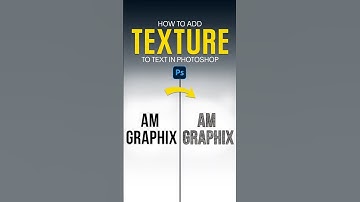 How to Add Texture to Text in Photoshop #amgraphix #Texture #TextureText #shorts #photoshop