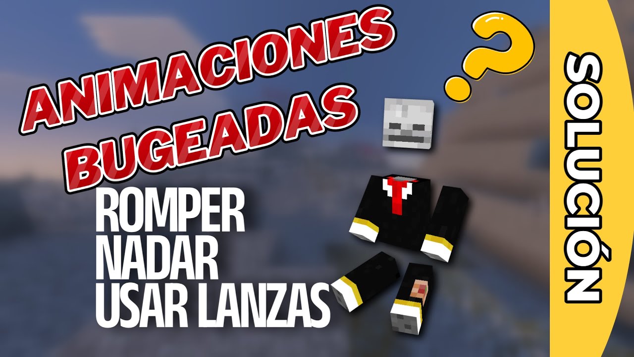Como ARREGLAR el BUG de las ANIMACIONES en Minecraft Bedrock - YouTube
