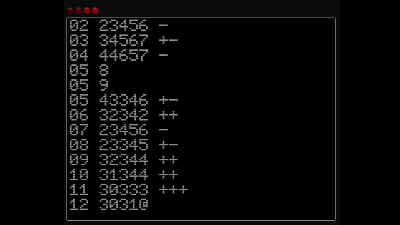 Mastermind [Apple I Longplay] (1976) Apple Computer Inc. {Gigatron TTL Microcomputer}
